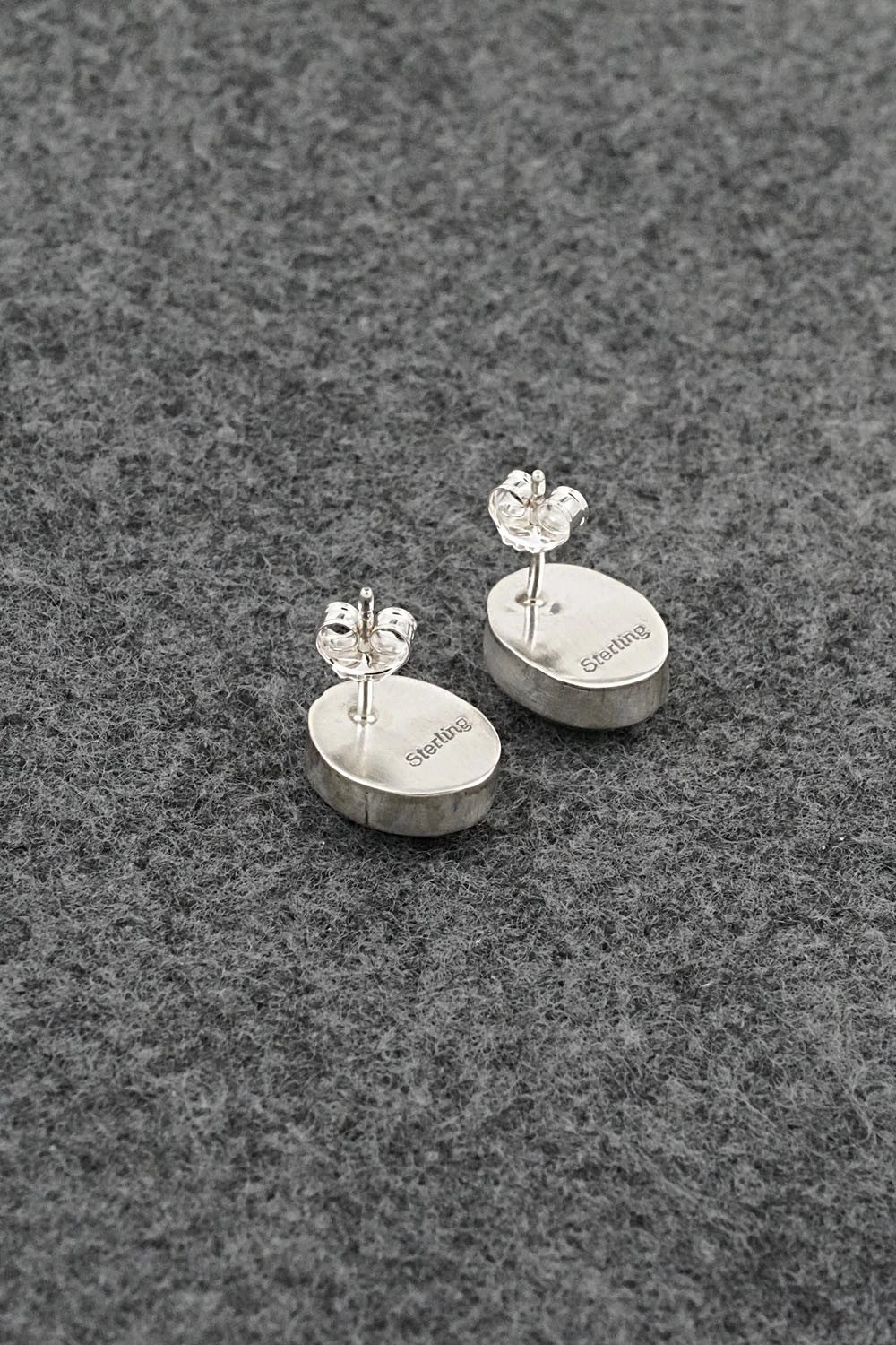 Turquoise & Sterling Silver Earrings - Rosemary Saunders