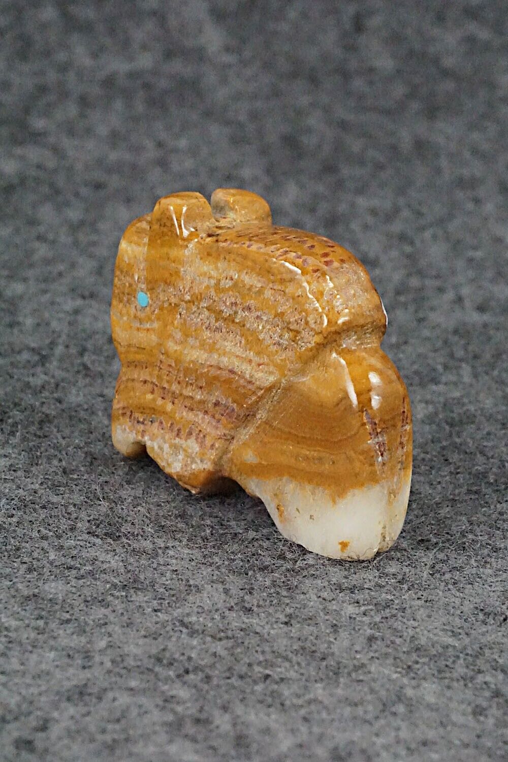 Buffalo Zuni Fetish Carving - Danny Lonjose