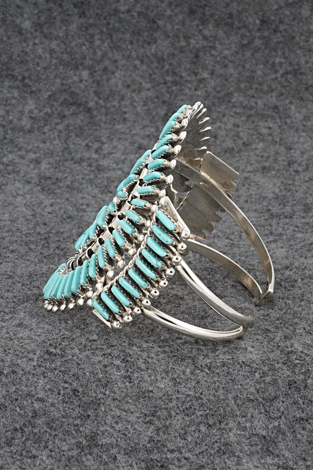 Turquoise & Sterling Silver Bracelet - Charlie John