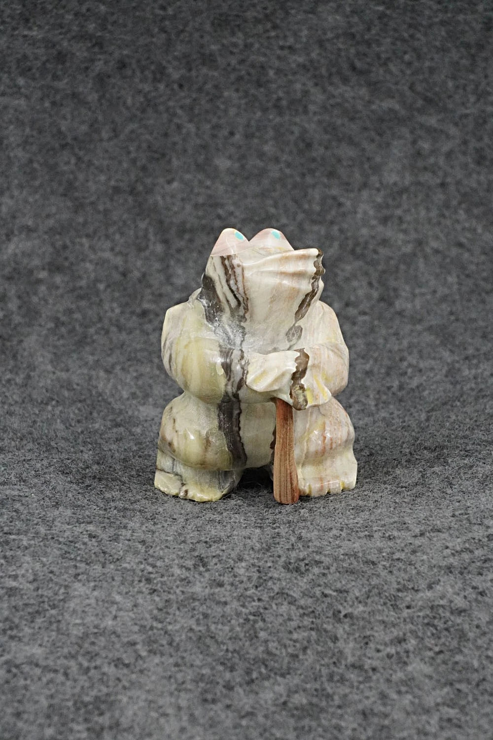 Frog Zuni Fetish Carving - Freddie Leekya