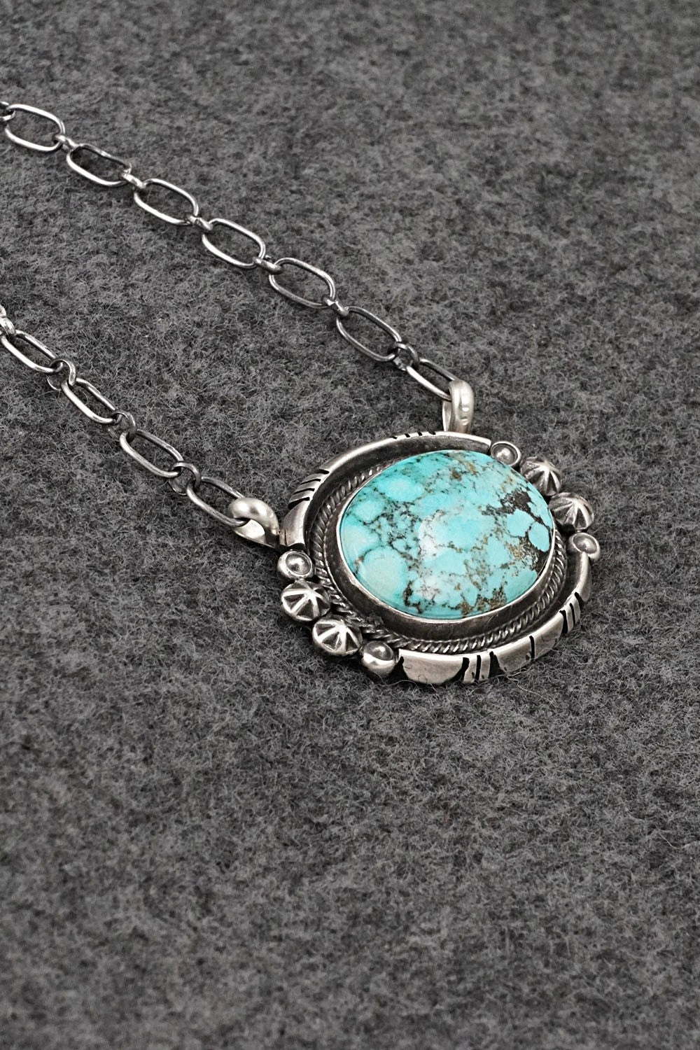 Turquoise & Sterling Silver Necklace - Marita Benally
