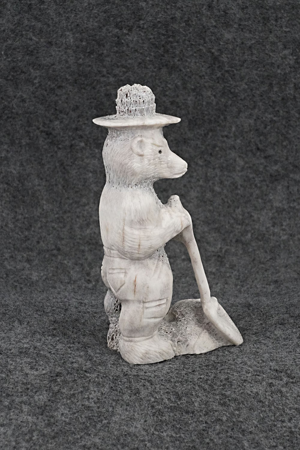 Smokey Bear Zuni Fetish Carving - Chris Peina