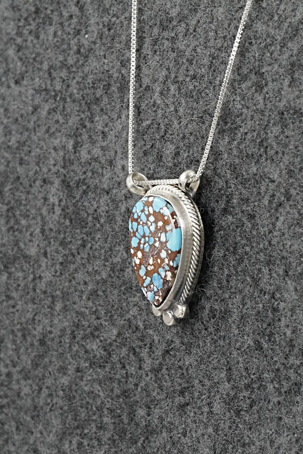 Turquoise & Sterling Silver Necklace - Sharon McCarthy