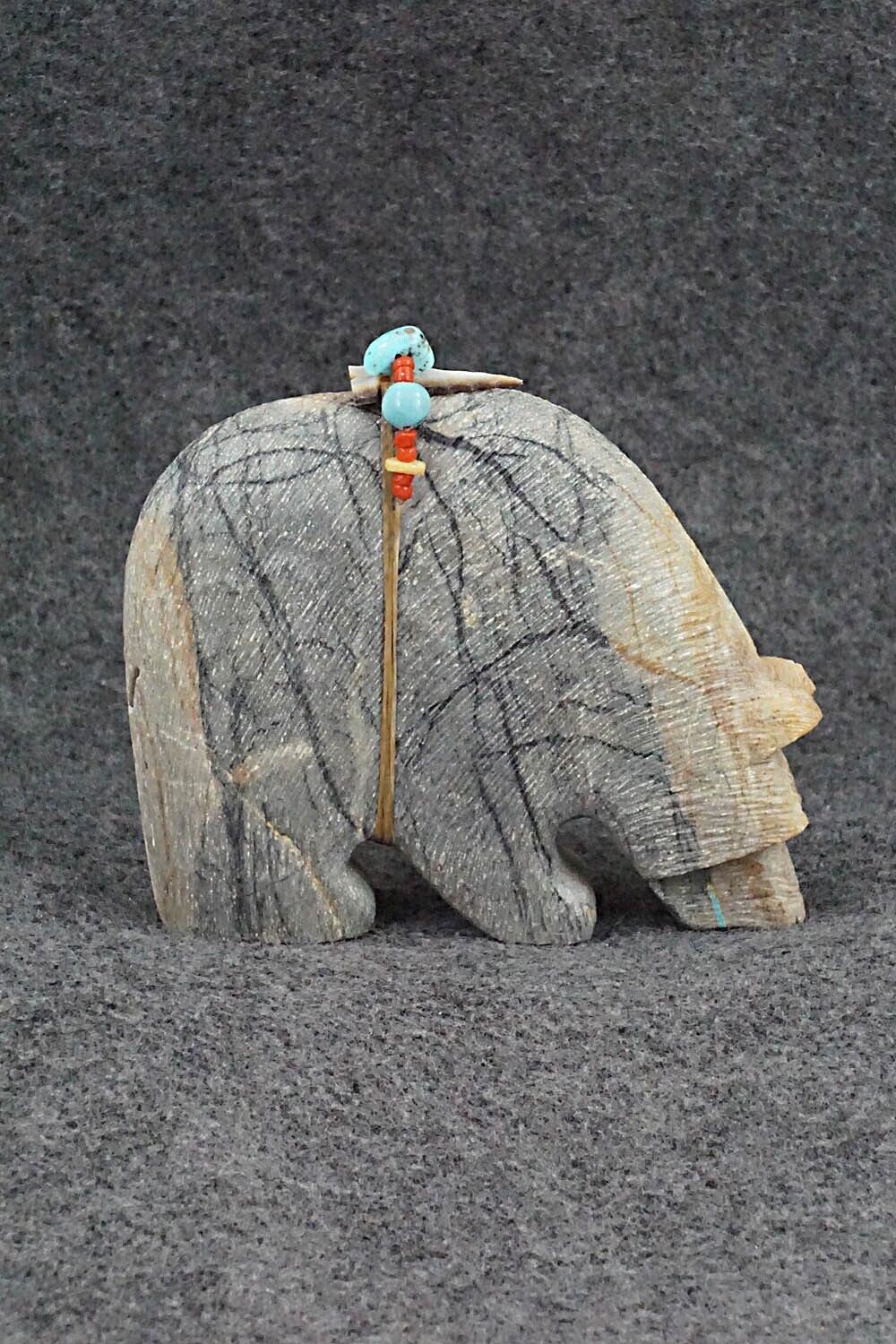 Bear Zuni Fetish Carving - Douglas Martza