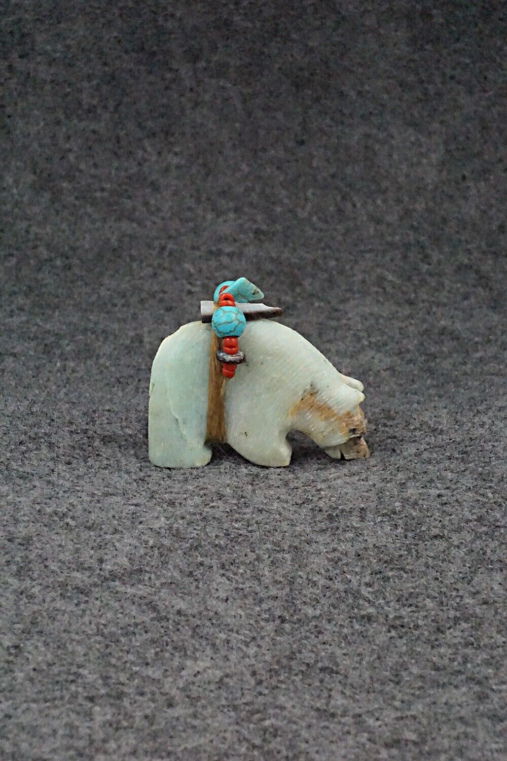 Bear & Cub Zuni Fetish Carving - Douglas Martza