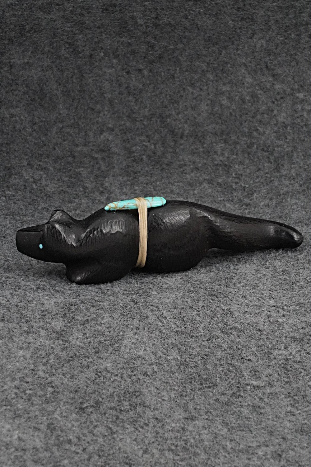 Mountain Lion Zuni Fetish Carving - Herb Halate