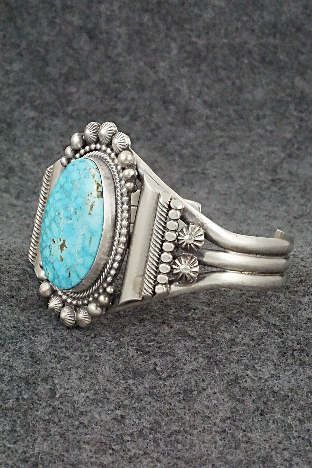 Turquoise & Sterling Silver Bracelet - Tom Lewis