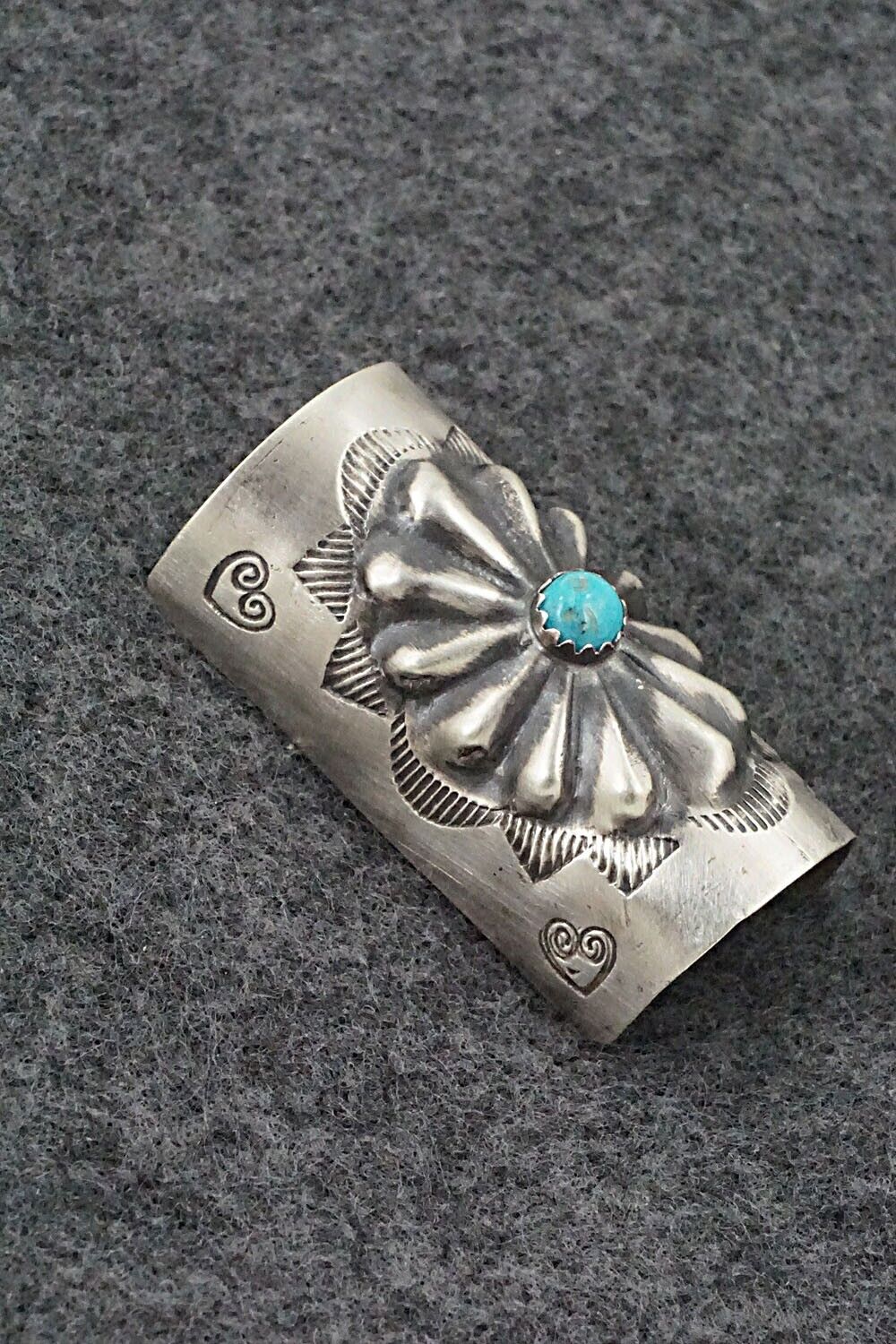 Turquoise & Sterling Silver Hair Pin - Arlene Soce