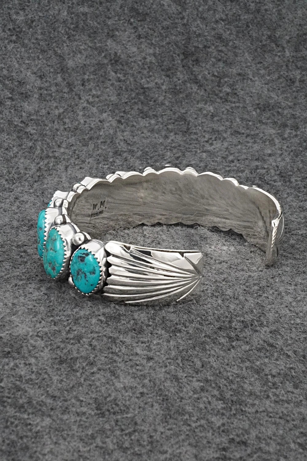 Turquoise & Sterling Silver Bracelet - Wilbert Muskett Sr.