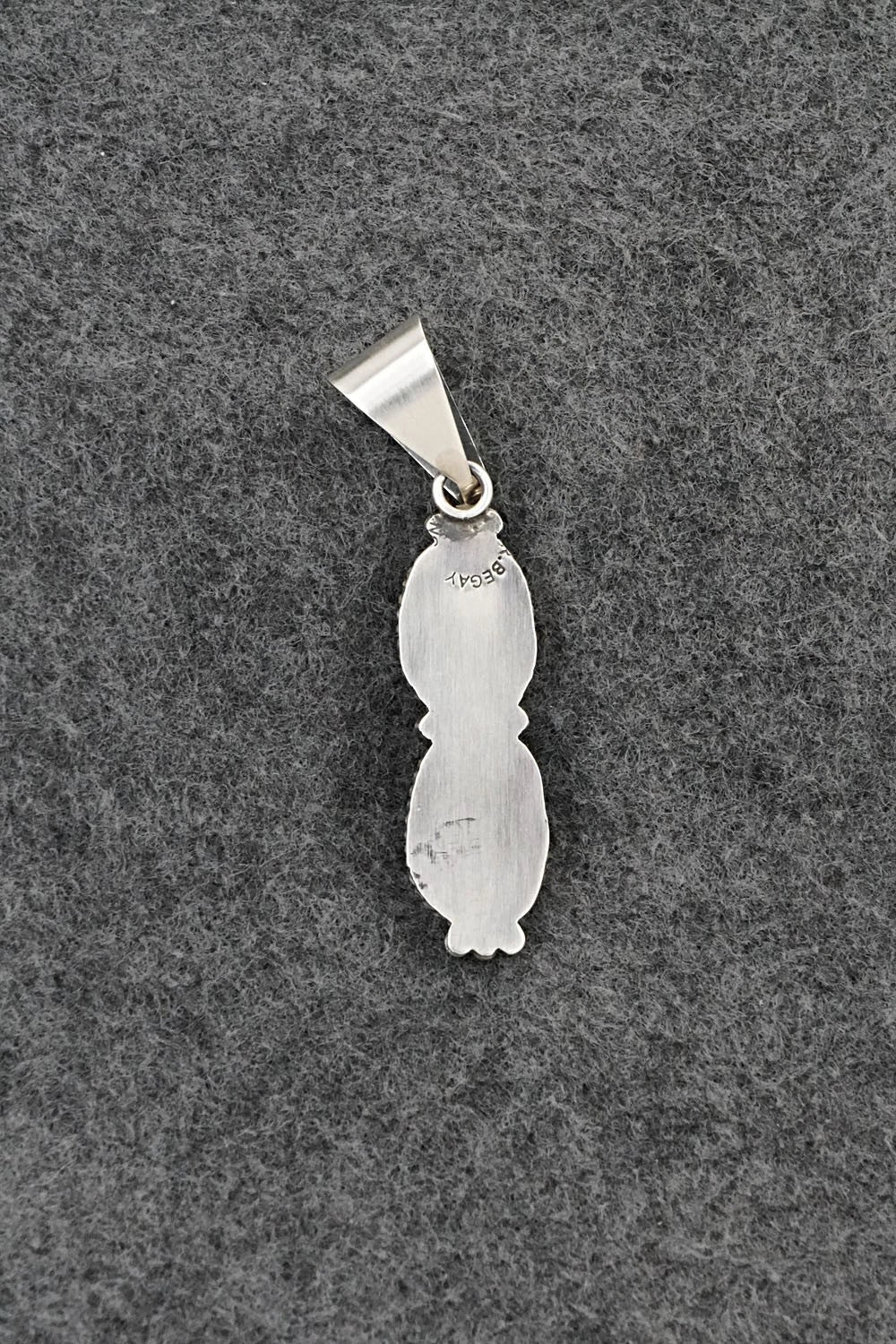 Turquoise & Sterling Silver Pendant - Rena Begay