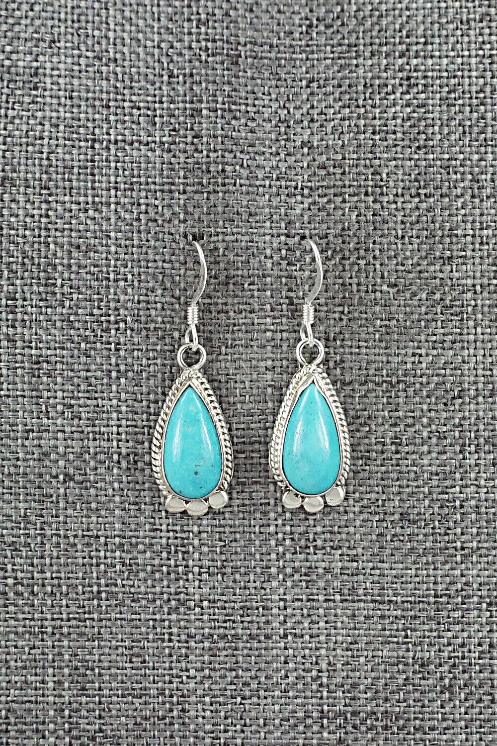 Turquoise and Sterling Silver Earrings - Sharon McCarthy