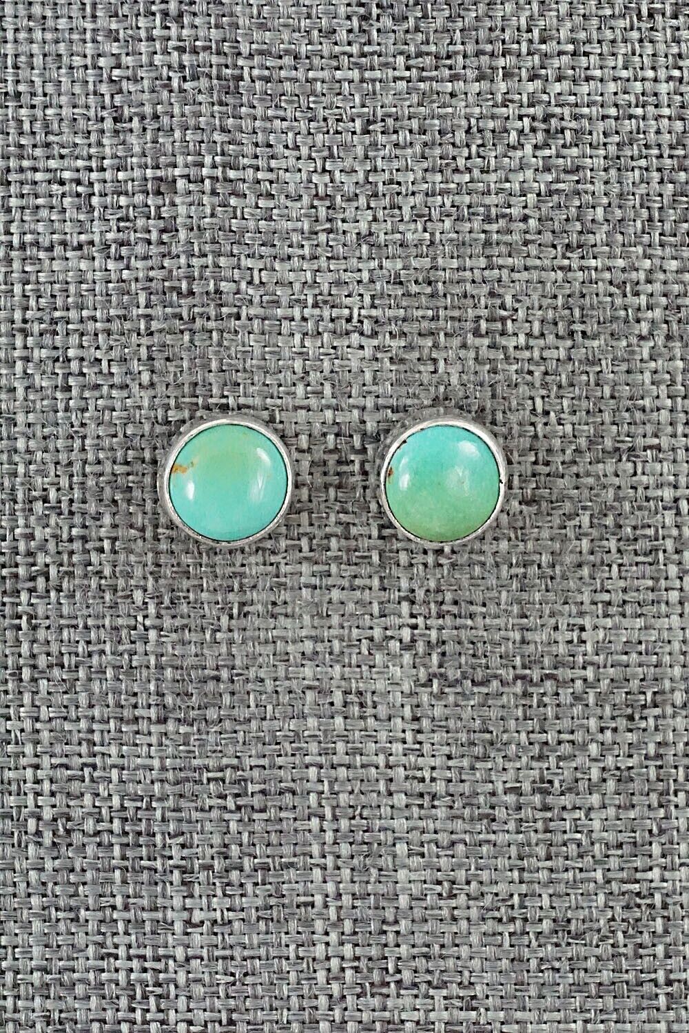 Turquoise & Sterling Silver Earrings - Marco Begaye