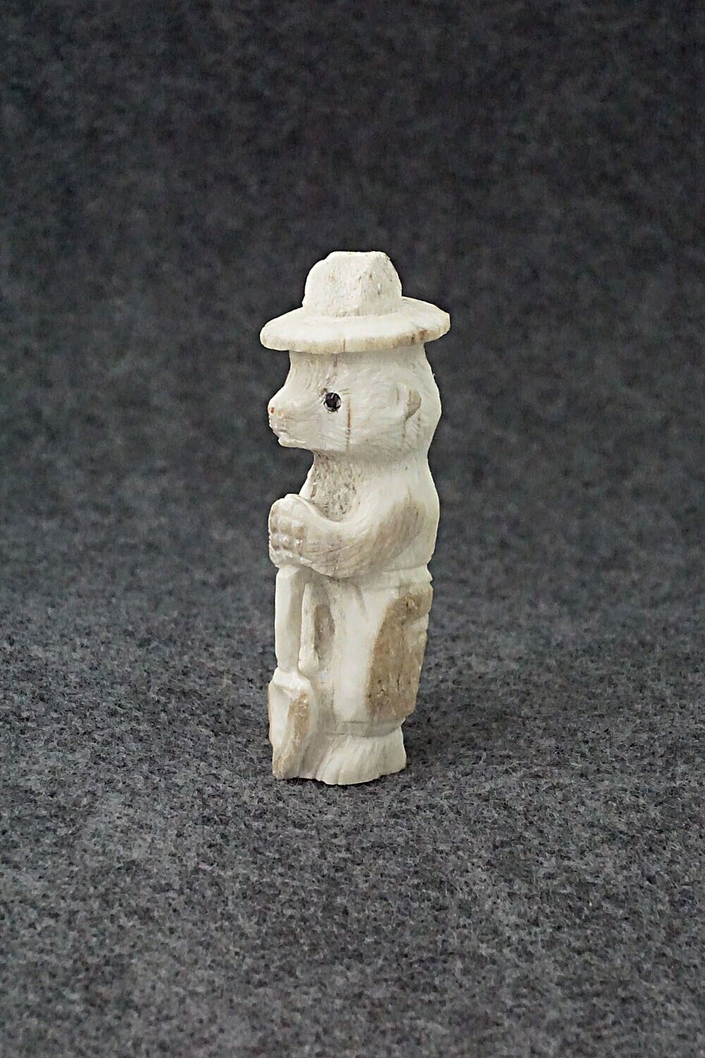 Smokey Bear Zuni Fetish Carving - Chris Peina