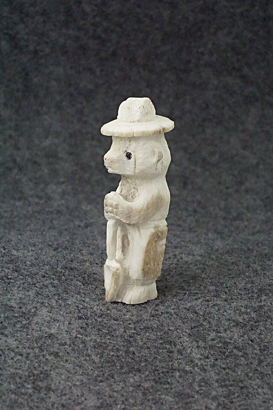 Smokey Bear Zuni Fetish Carving - Chris Peina