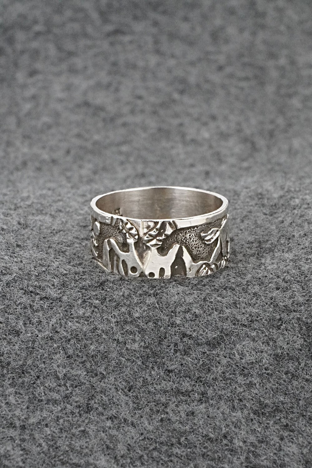 Sterling Silver Ring - Lloyd Becenti - Size 11.5