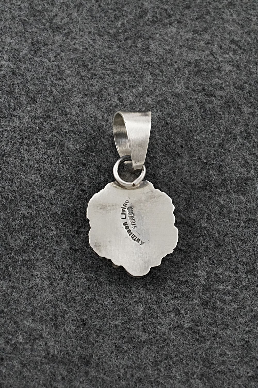Turquoise & Sterling Silver Pendant - Kathleen Livingston
