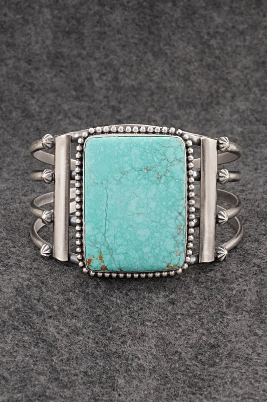 Turquoise & Sterling Silver Bracelet - Mark Yazzie
