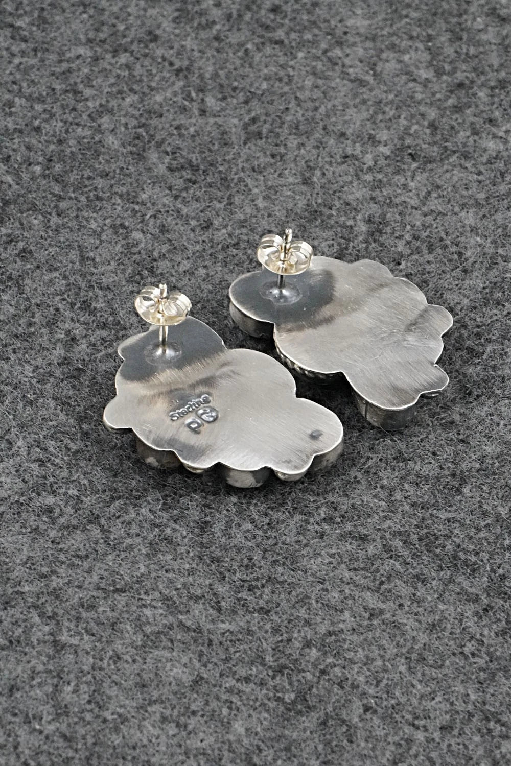 Turquoise & Sterling Silver Earrings - Phil Garcia