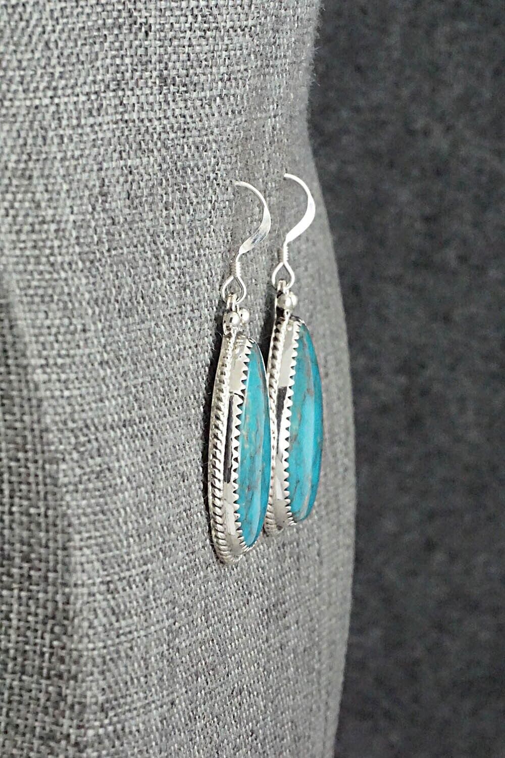 Turquoise & Sterling Silver Earrings - Sharon McCarthy