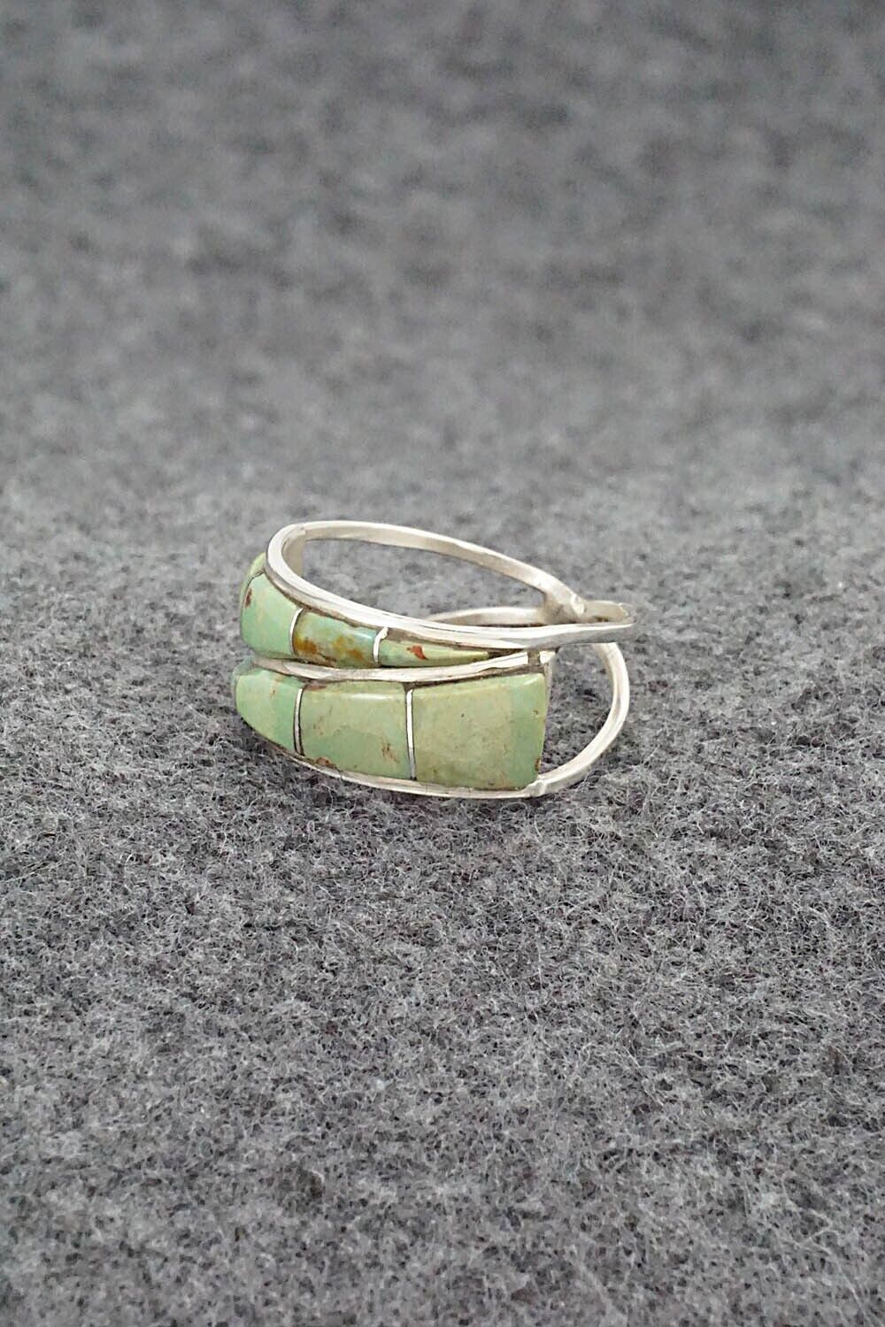 Turquoise & Sterling Silver Ring - Debbie Livingston - Size 8.25