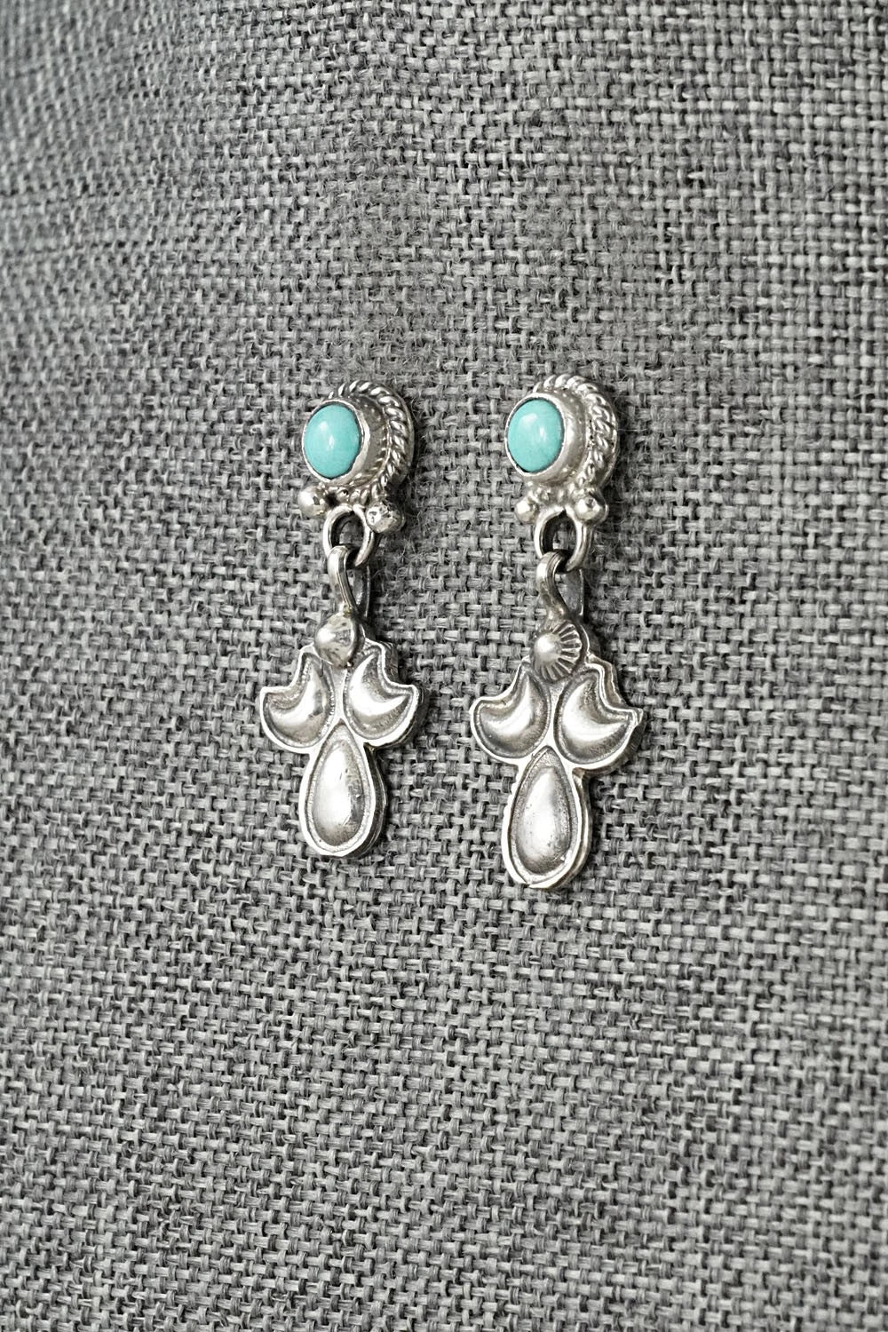 Turquoise & Sterling Silver Earrings - Sharon McCarthy