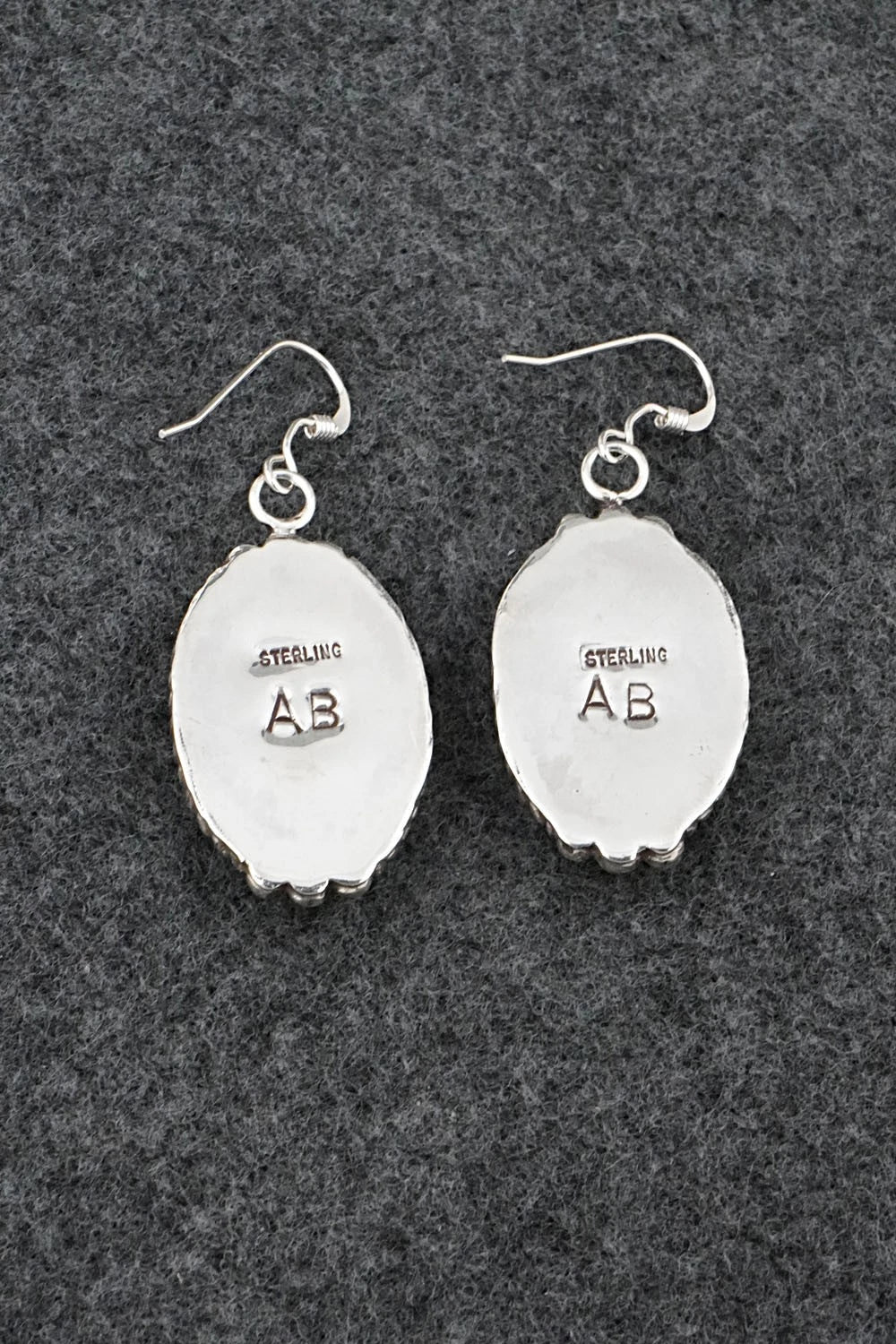 Turquoise & Sterling Silver Earrings - Antwone Brown