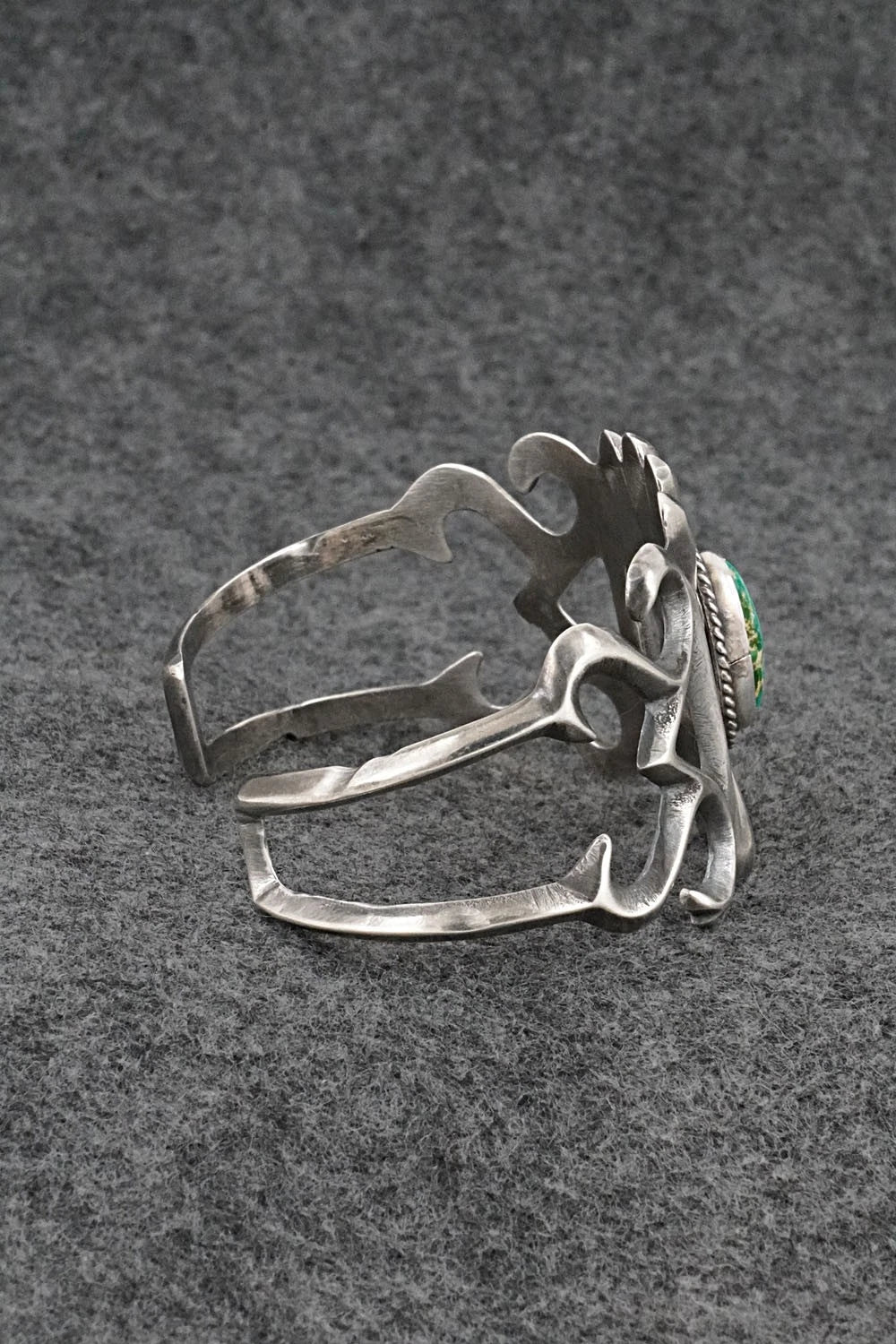 Turquoise & Sterling Silver Bracelet - Eugene Gruber