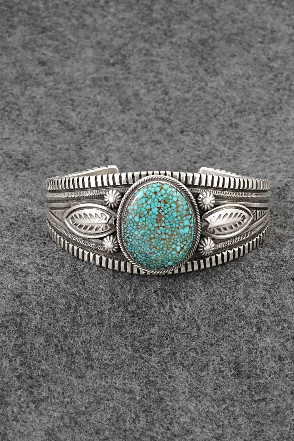 Turquoise & Sterling Silver Bracelet - Calvin Martinez