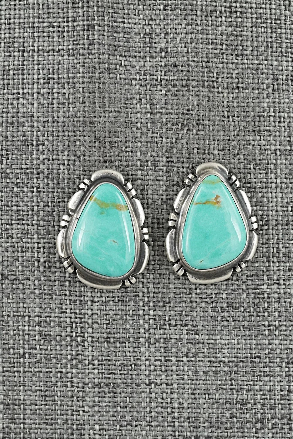 Turquoise & Sterling Silver Earrings - Thomas Francisco