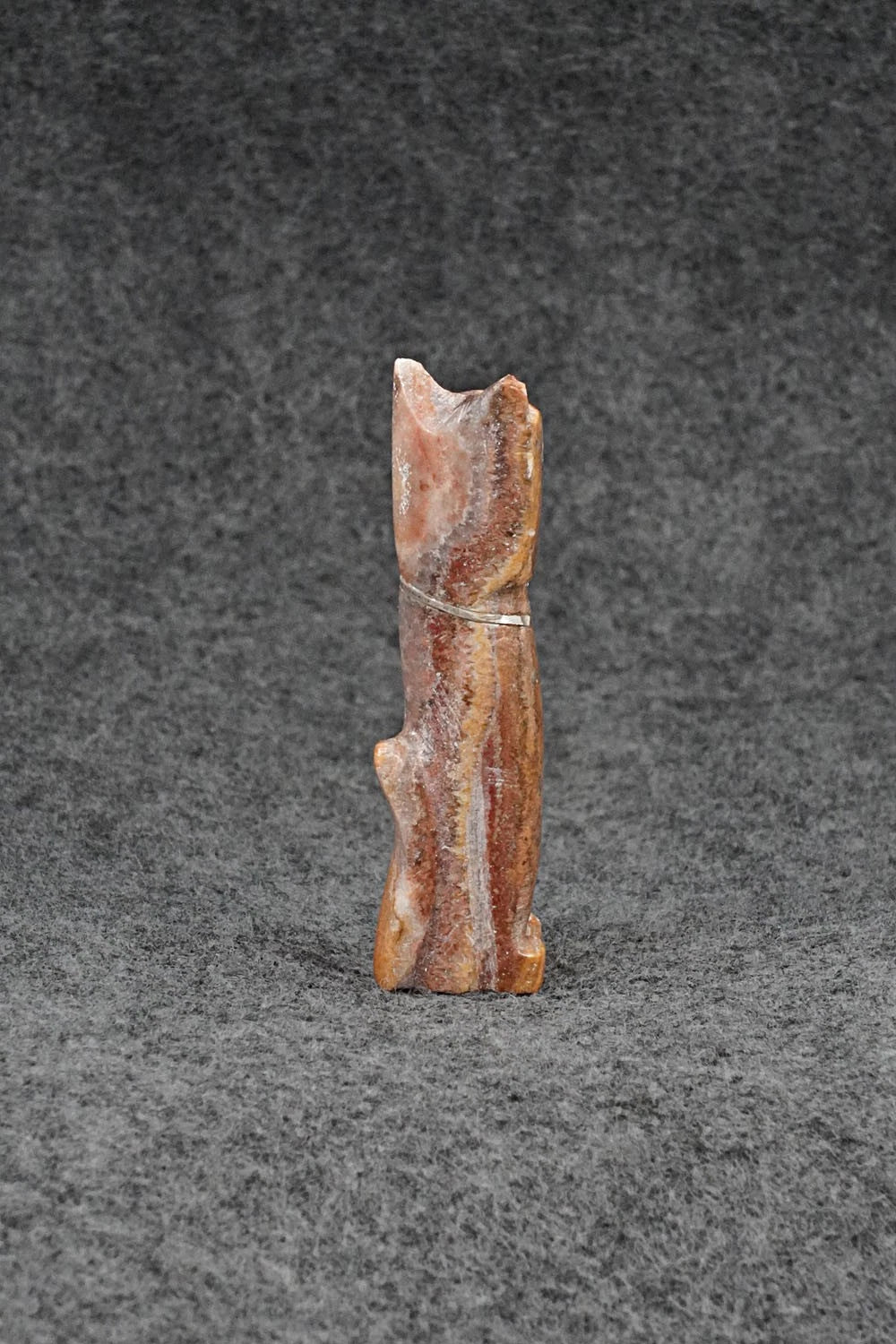 Cat Zuni Fetish Carving - Kenny Chavez