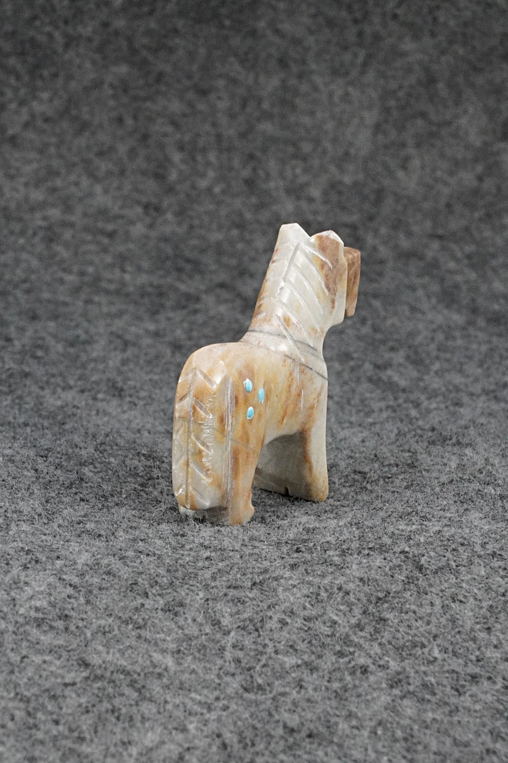 Horse Zuni Fetish Carving - Todd Etsate