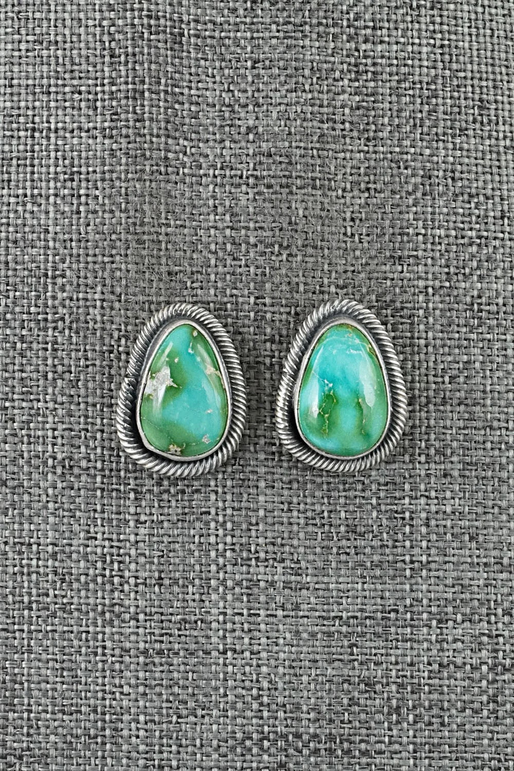 Turquoise & Sterling Silver Squash Blossom Set - Darrin Livingston