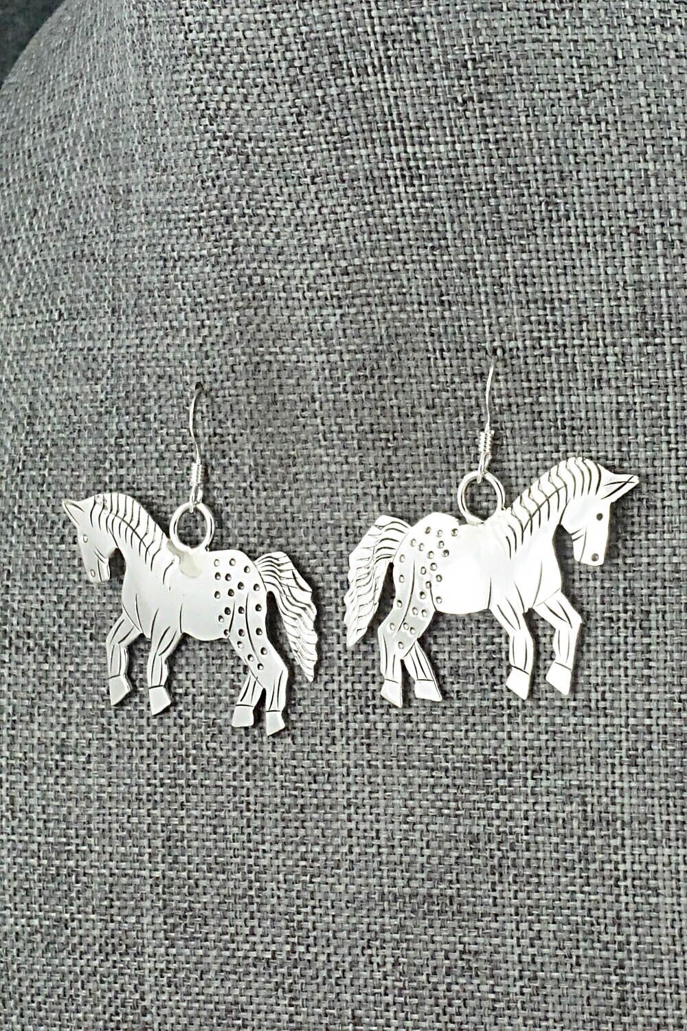 Sterling Silver Earrings - Louise Yazzie