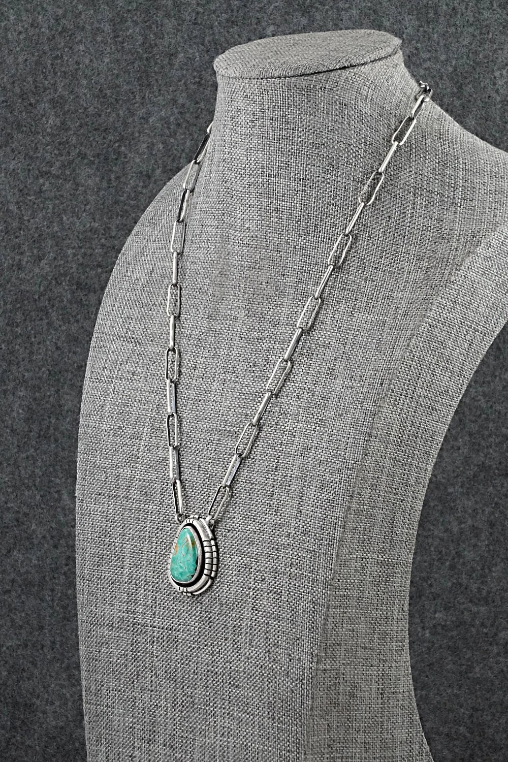 Turquoise & Sterling Silver Necklace - Daniel Benally