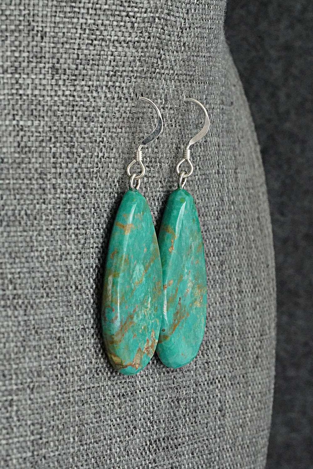 Turquoise & Sterling Silver Earrings - Tammy Nolcot