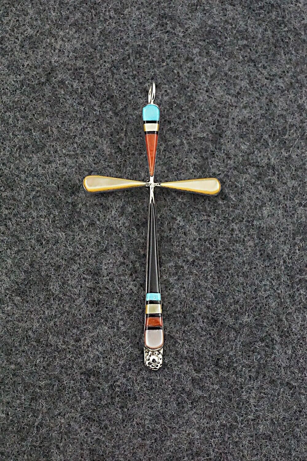 Multi-Stone & Sterling Silver Pendant - Sylvester Noche