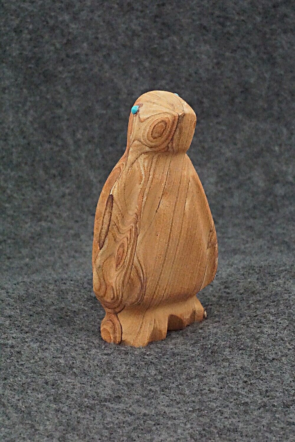 Penguin Zuni Fetish Carving - James Panteah