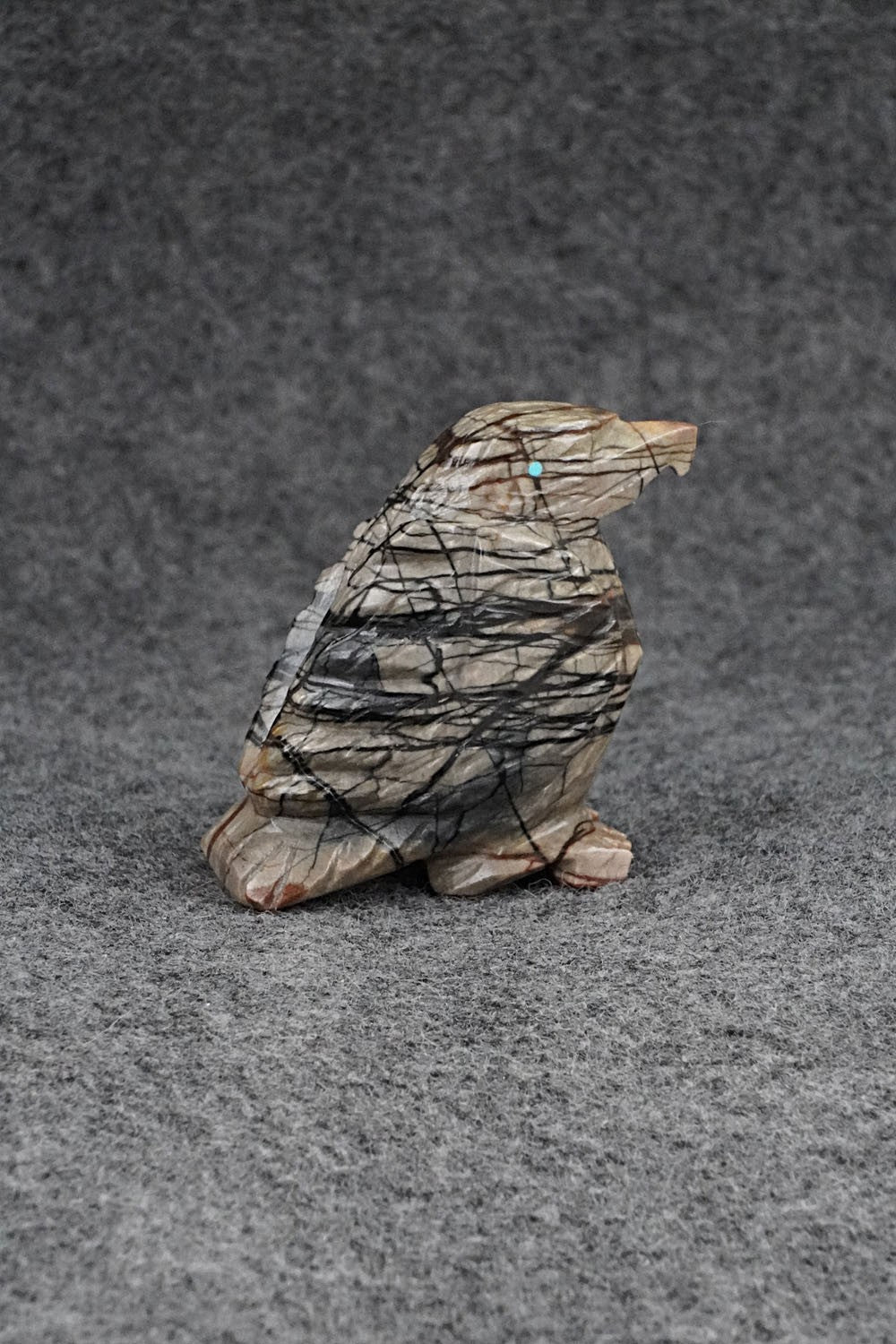 Eagle Zuni Fetish Carving - Tony Mackel