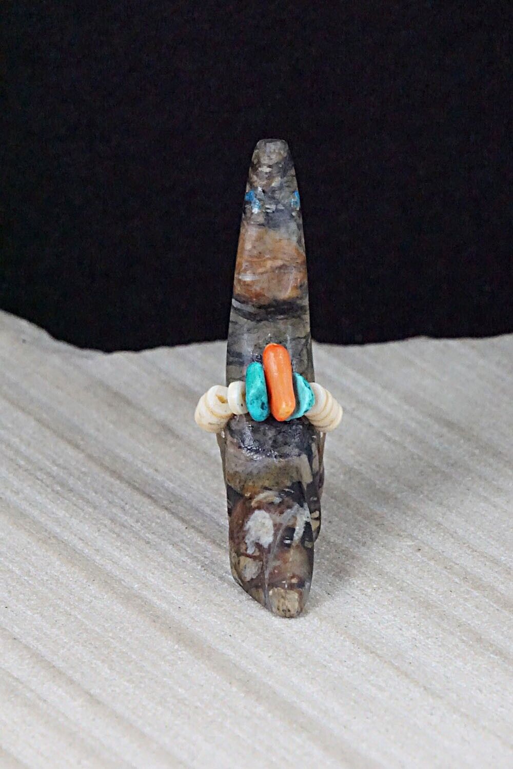 Coyote Zuni Fetish Carving - Donovan Laiwakete