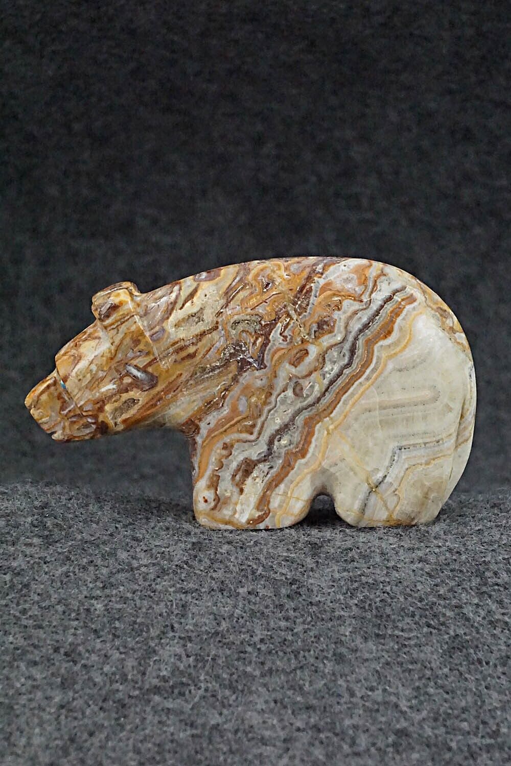 Bear Zuni Fetish Carving - Reynold Lunasee