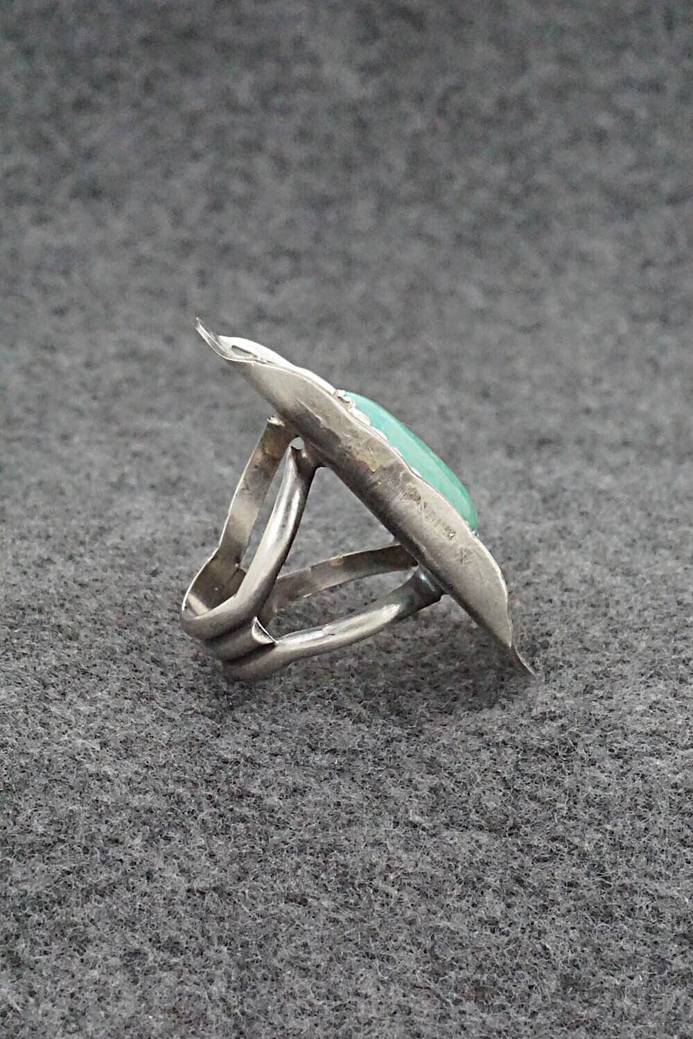 Turquoise & Sterling Silver Ring - Tim Yazzie - Size 7