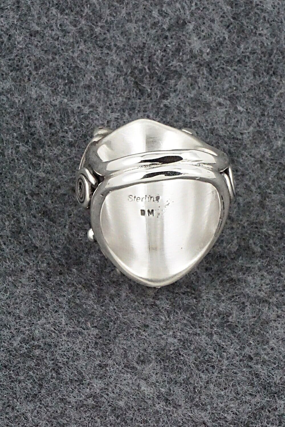 Onyx & Sterling Silver Ring - Darrell Morgan - Size 7
