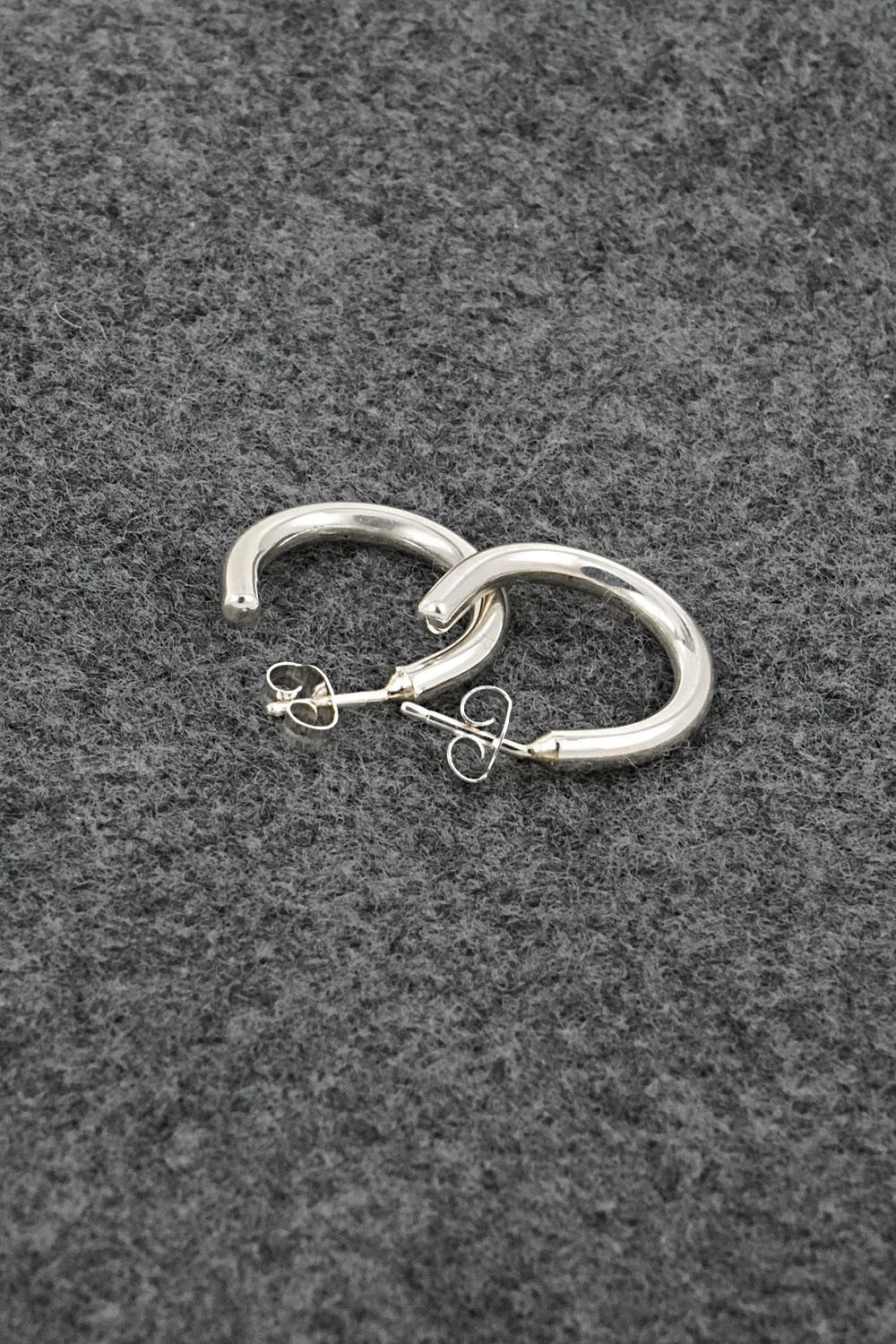 Sterling Silver Hoop Earrings - Elaine Tahe