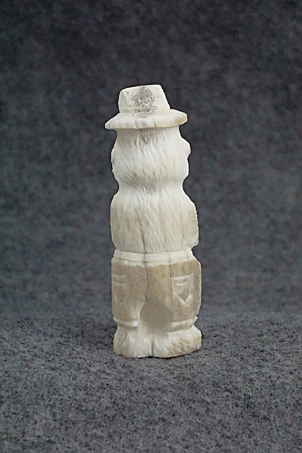 Smokey Bear Zuni Fetish Carving - Charlie Peina