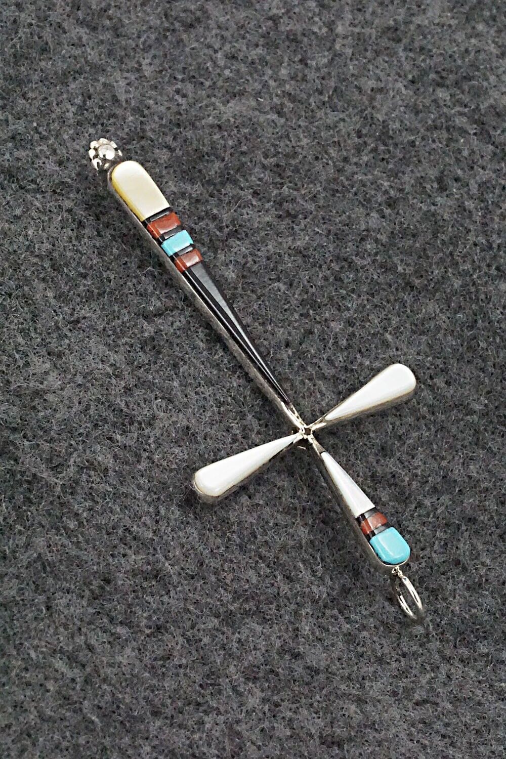 Multi-Stone & Sterling Silver Pendant - Sylvester Noche