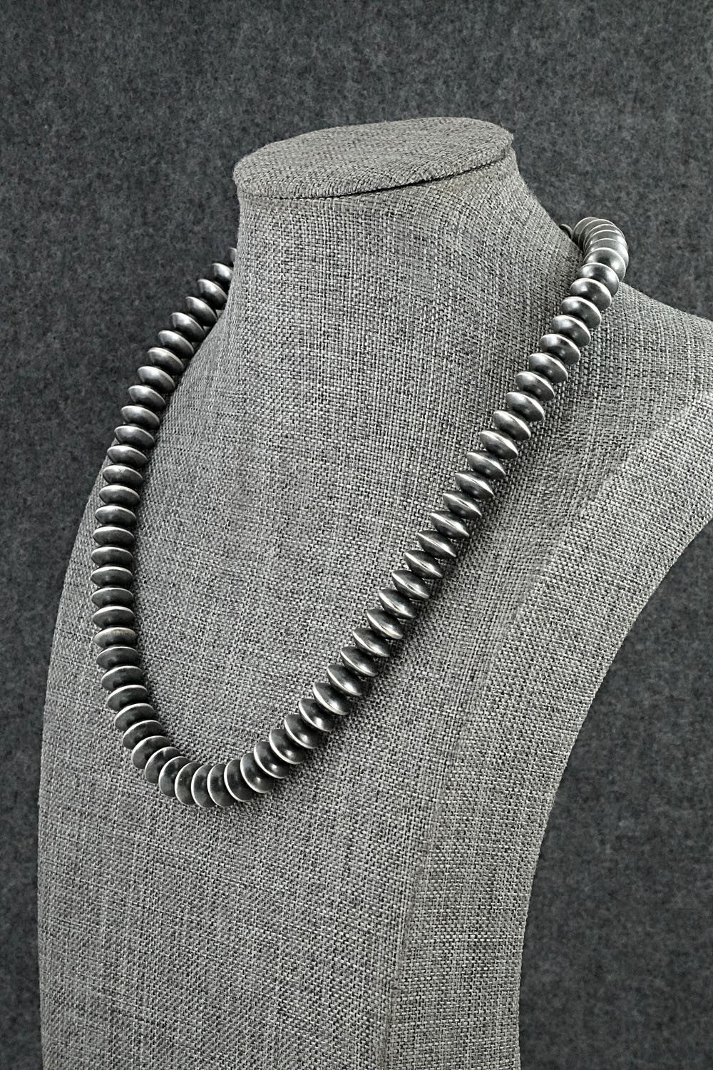 Sterling Silver Navajo Pearl Necklace 18" - Tonisha Haley
