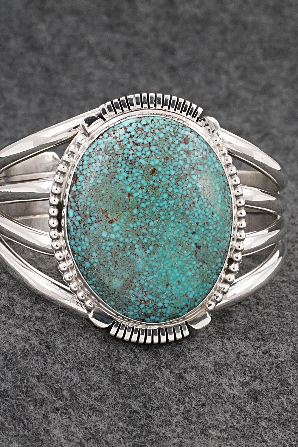 Turquoise & Sterling Silver Bracelet - Thomas Yazzie