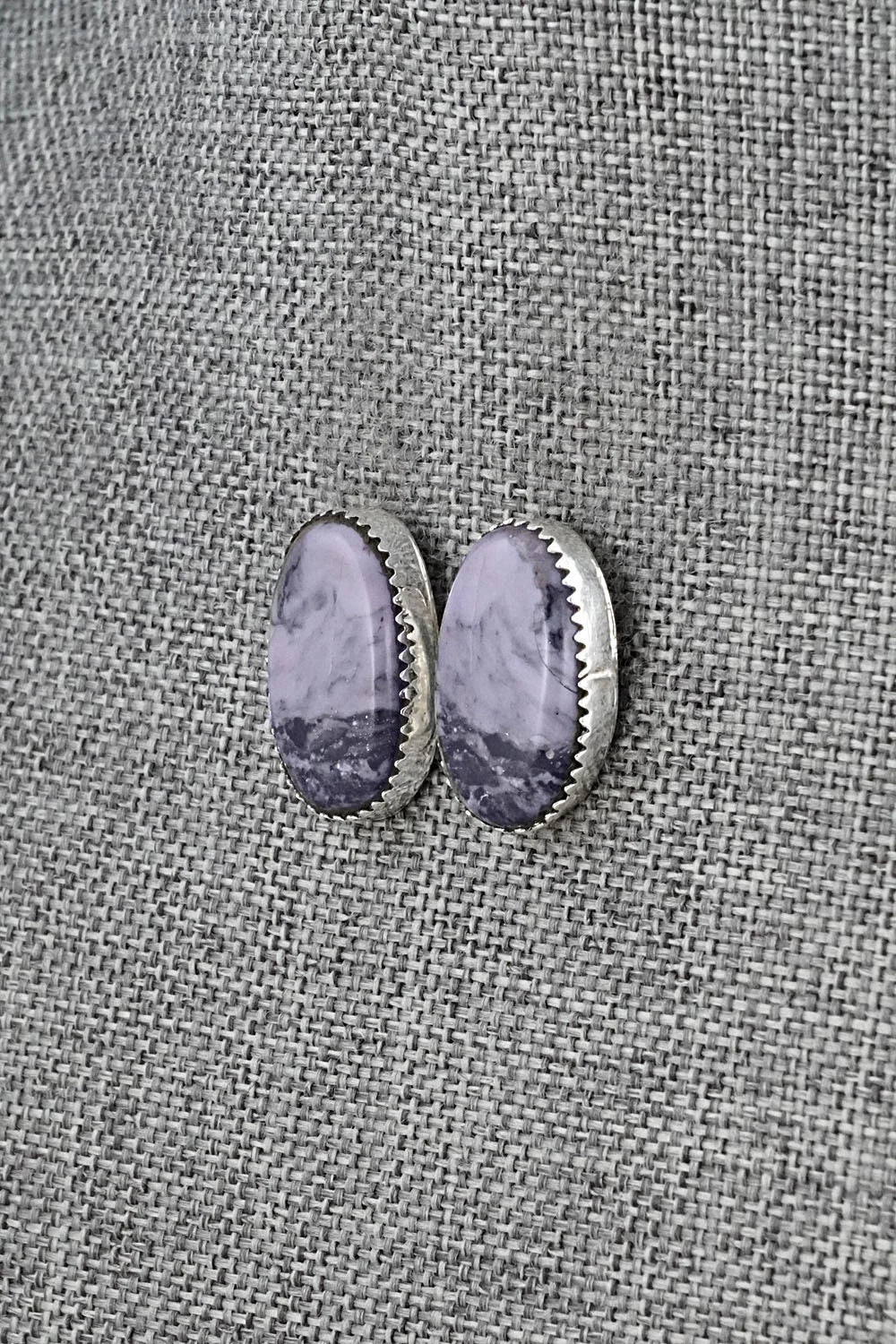 Morado & Sterling Silver Earrings - Murray Hannaweeka
