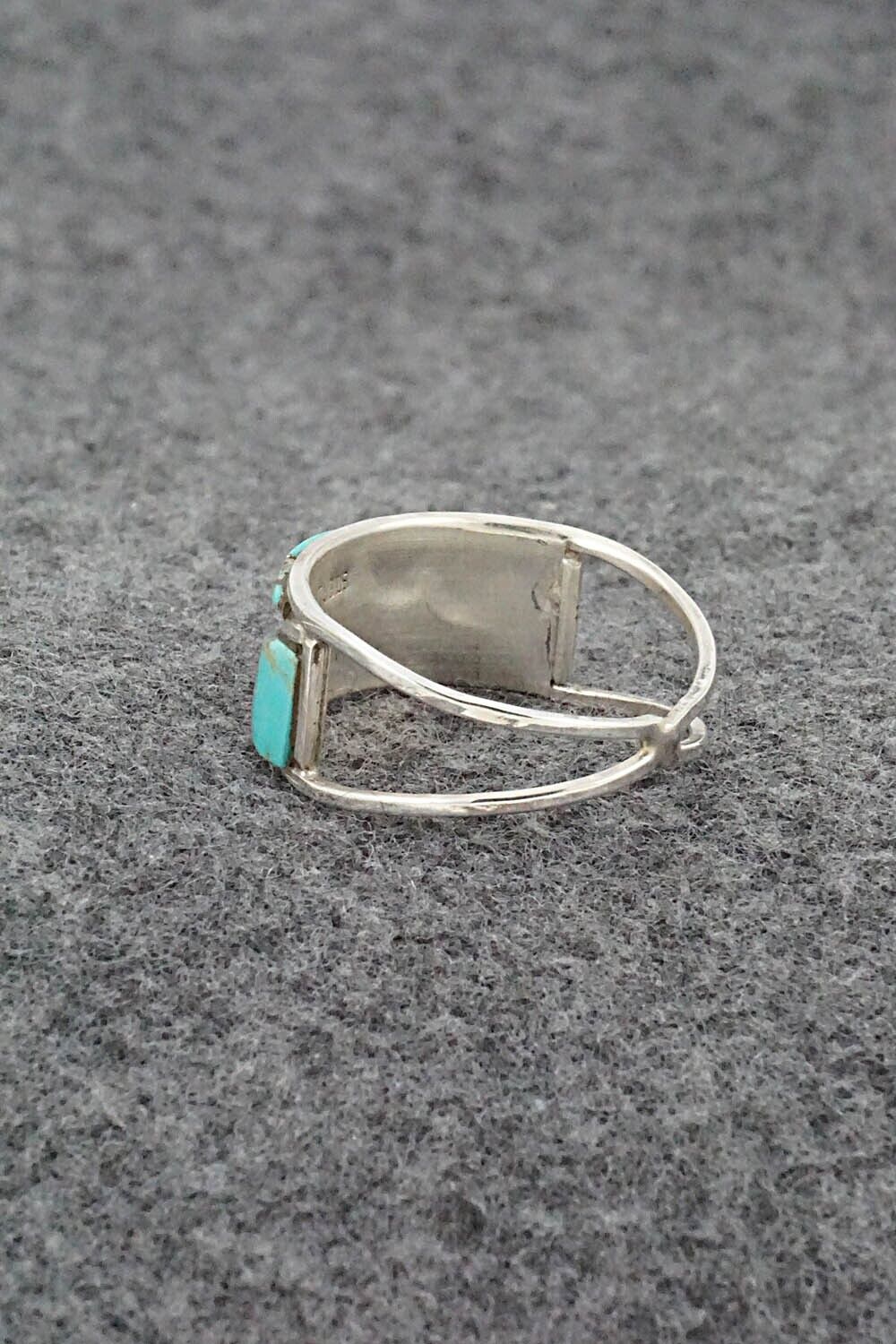 Turquoise & Sterling Silver Ring - Debbie Livingston - Size 10.25