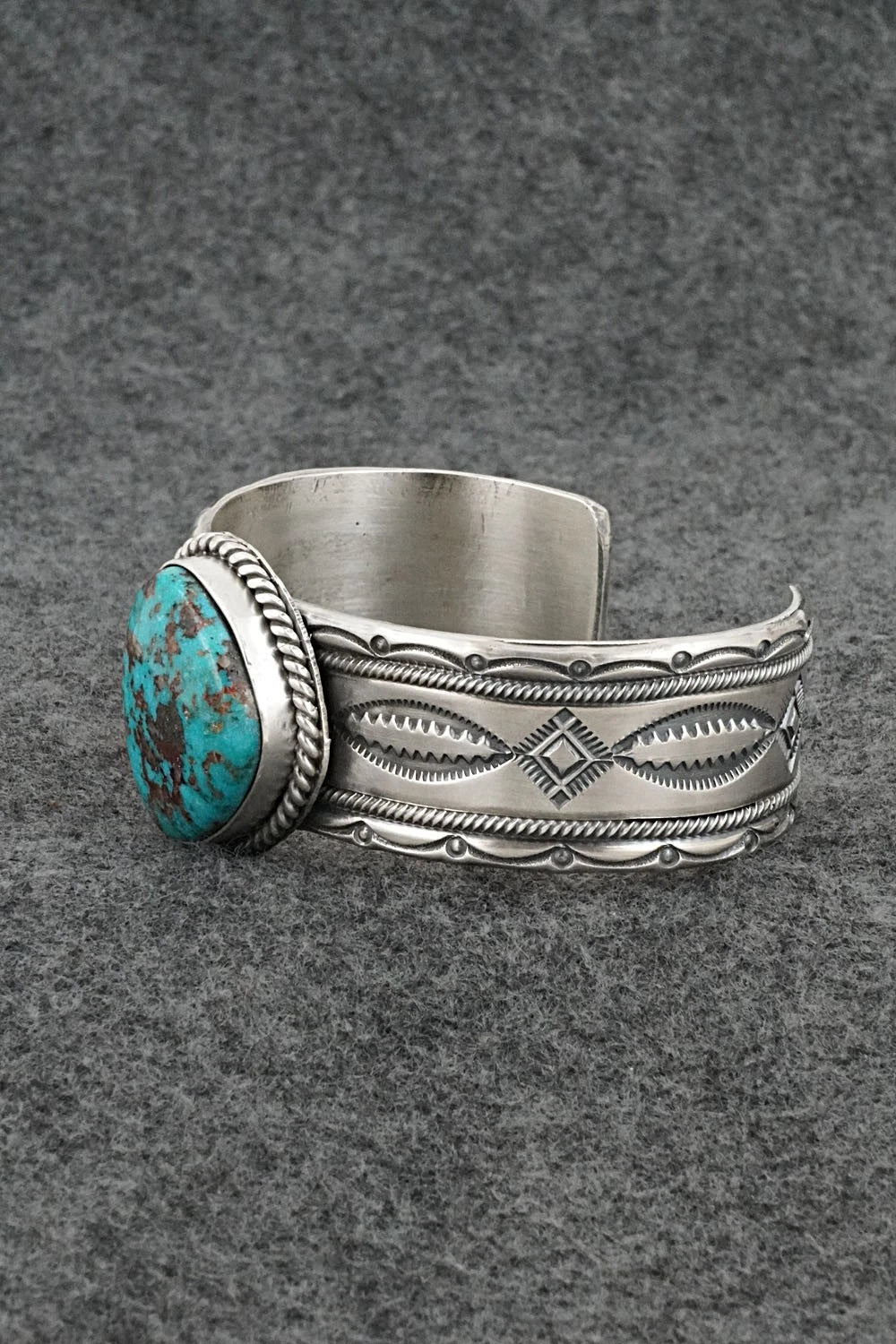 Turquoise & Sterling Silver Bracelet - Michael Calladitto